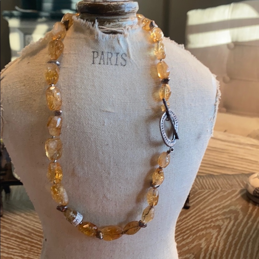 New Silpada Citrine Necklace